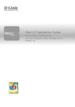 D-Link DXS-3400 SERIES Web Ui Reference Manual предпросмотр