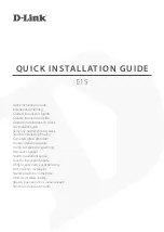 Preview for 1 page of D-Link E15 Quick Installation Manual