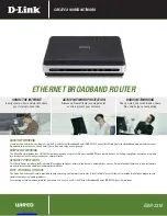 Preview for 1 page of D-Link EBR-2310 - EN Broadband Router Specifications