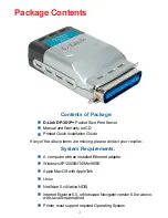 Preview for 3 page of D-Link Epress EtherNetwork DP-301P+ User Manual