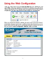 Preview for 11 page of D-Link Epress EtherNetwork DP-301P+ User Manual