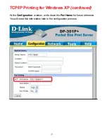 Preview for 19 page of D-Link Epress EtherNetwork DP-301P+ User Manual