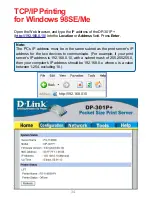 Preview for 34 page of D-Link Epress EtherNetwork DP-301P+ User Manual