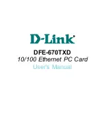 D-Link Express EtherNetwork DFE-670TXD User Manual preview