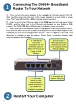 Preview for 2 page of D-Link Express EtherNetwork DI-604+ Quick Installation Manual