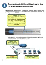 Preview for 3 page of D-Link Express EtherNetwork DI-604+ Quick Installation Manual