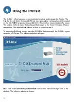 Preview for 4 page of D-Link Express EtherNetwork DI-604+ Quick Installation Manual