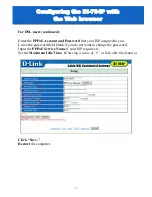 Preview for 7 page of D-Link Express Ethernetwork DI-704P Quick Install Manual