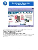 Предварительный просмотр 9 страницы D-Link Express Ethernetwork DI-707P Quick Install Manual