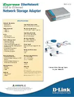 Предварительный просмотр 2 страницы D-Link Express EtherNetwork DNS-120 Specifications