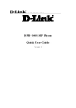 D-Link EXPRESS ETHERNETWORK DPH-140S Quick User Manual preview