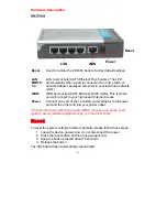 Предварительный просмотр 9 страницы D-Link EXPRESS ETHERNETWORK VDI-604 User Manual