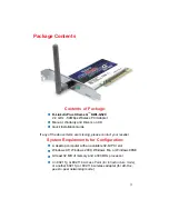 Preview for 3 page of D-Link G520 - AirPlus Xtreme G DWL Manual