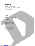 D-Link GO-RT-AC750 Quick Installation Manual предпросмотр