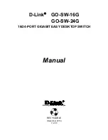 Предварительный просмотр 1 страницы D-Link GO-SW-16G Manual