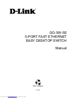 D-Link GO-SW-5E Manual preview