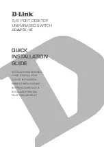 D-Link GO-SW-5E Quick Installation Manual preview