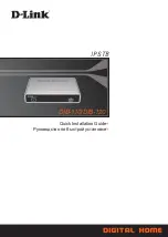 Preview for 1 page of D-Link IP STB DIB-110 Quick Installation Manual