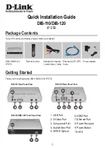 Preview for 2 page of D-Link IP STB DIB-110 Quick Installation Manual