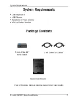 Preview for 2 page of D-Link KVM-221 - KVM / Audio Switch Quick Installation Manual