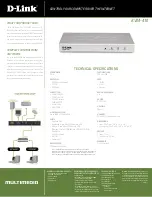 Preview for 2 page of D-Link KVM-410 - Single Port KVM Switch Technical Specifications