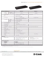 Предварительный просмотр 2 страницы D-Link KVM-440 Technical Specifications