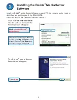 Preview for 3 page of D-Link MediaLounge DSM-320RD Quick Install Manual