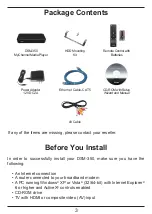 Preview for 3 page of D-Link MyChannel DSM-350 Quick Installation Manual