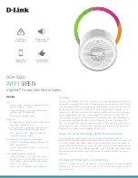 Preview for 1 page of D-Link mydlink Connected Home Series Quick Start Manual