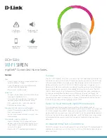 Preview for 1 page of D-Link mydlink DCH-S220 Quick Start Manual