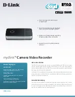 D-Link mydlink DNR-202L Brochure & Specs preview