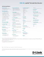 Предварительный просмотр 4 страницы D-Link MYDLINK DNR-322L Datasheet