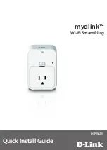 D-Link mydlink DSP-W215 Quick Install Manual preview