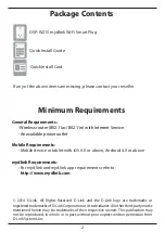 Preview for 2 page of D-Link mydlink DSP-W215 Quick Install Manual