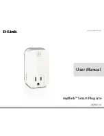 D-Link mydlink Smart Plug Lite User Manual предпросмотр