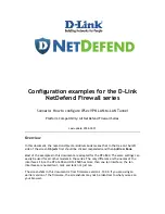 Preview for 1 page of D-Link NetDefend DFL-1600 Manual