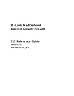 D-Link NetDefend DFL-CP310 Cli Reference Manual preview