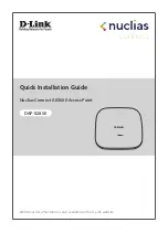 Preview for 1 page of D-Link NUCLIAS CONNECT DAP-X2850 Quick Installation Manual