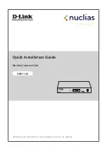 D-Link Nuclias DNH-100 Quick Installation Manual preview