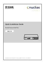 Предварительный просмотр 1 страницы D-Link nuclias DNH-200 Quick Installation Manual