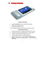 Предварительный просмотр 3 страницы D-Link PCMCIA WIRELESS ASAPTER DWL-650 Manual