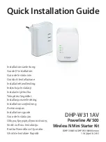 Preview for 1 page of D-Link Powerline AV 500 Quick Installation Manual