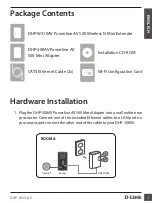 Preview for 3 page of D-Link Powerline AV 500 Quick Installation Manual