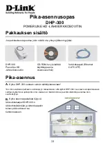 Предварительный просмотр 24 страницы D-Link Powerline DHP-300 Quick Installation Manual