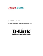 D-Link RG-S8614 Installation And Reference Manual предпросмотр