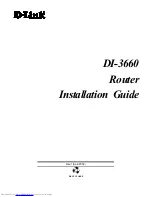 D-Link Router DI-3660 Installation Manual preview