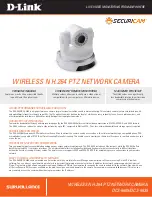 Preview for 1 page of D-Link SECURICAM DCS-5605 Specifications