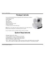 Preview for 4 page of D-Link SECURICAM DCS-5635 User Manual