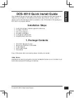 Preview for 3 page of D-Link SecuriCam DCS-6510 Quick Installation Manual