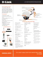 Предварительный просмотр 2 страницы D-Link SecuriCam DCS-6510 Specifications